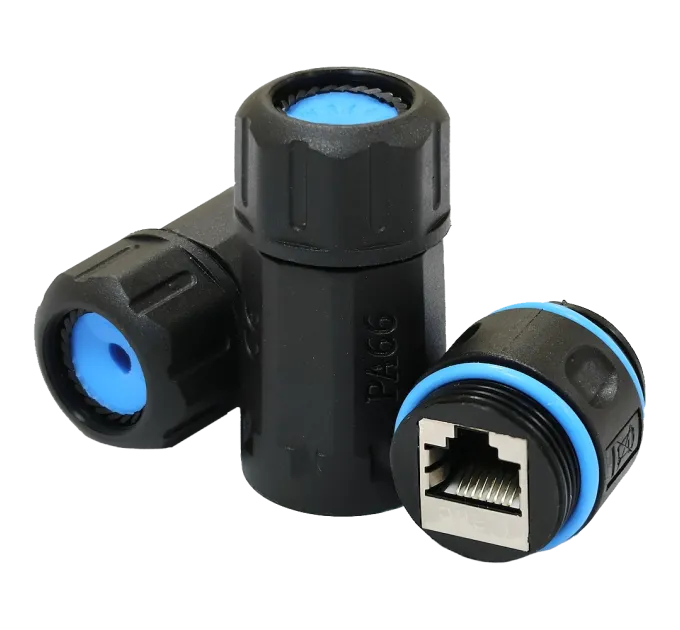 LW IP68 RJ45-RJ45 STP кат.6 Водонепроницаемый соединитель LW IP68 RJ45-RJ45 STP кат.6 Водонепроницаемый соединитель
