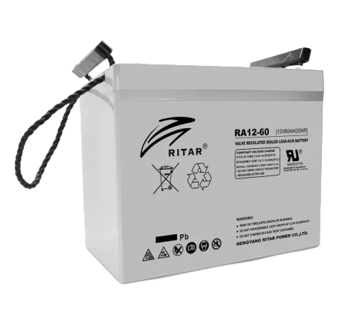 RITAR RA12-60 60A•ч 12В Свинцово-кислотная аккумуляторная батарея RITAR RA12-60 60A•ч 12В Свинцово-кислотная аккумуляторная батарея