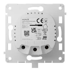 Ajax LightCore (Dimmer) [55] (8EU) ASP white Беспроводной умный сенсорный димерный выключатель света