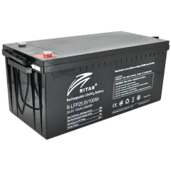 Ritar R-LFP25.6V100Ah 25.6В 2.56кВт•ч 100А Литиевая аккумуляторная батарея Ritar R-LFP25.6V100Ah 25.6В 2.56кВт•ч 100А Литиевая аккумуляторная батарея