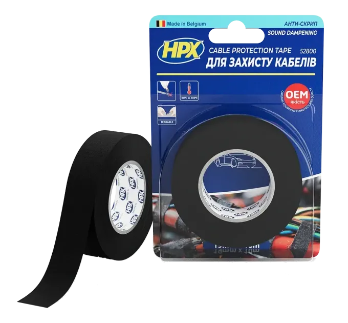 HPX TP1910 19мм х 10м Стрічка для жгутування та захисту кабелів