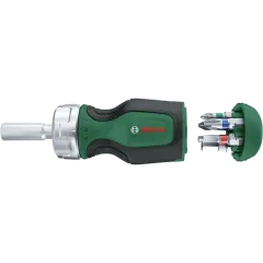 Bosch Stubby (1600A027PK) з тріскачкою + 6 біт Викрутка