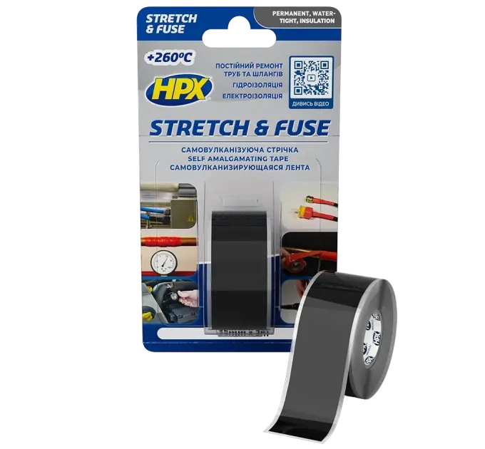 HPX SZ2503 Stretch&Fuse 25мм х 3м Лента силиконовая вулканизирующая