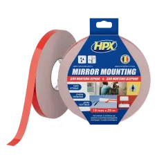 HPX DS1905 MIRROR MOUNTING 19мм х 25м Лента двухсторонняя вспененная для зеркал