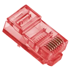 Merlion RJ-45 8P8C UTP Cat-5 (100 шт/уп.) Q100 Red Конектор