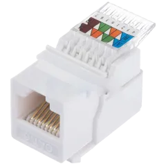 Hager Lumina WL9002 SLIM KeyStone RJ-45 UTP, Кат.5е Модуль