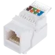 Hager Lumina WL9002 SLIM KeyStone RJ-45 UTP, Кат.5е Модуль