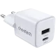 Choetech PD5012 mini White PD30W GAN A+C Адаптер