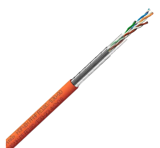 Кабель Алай КОРКЕН FRHF FE180/Eк90 (J-HX(St)H-PF FE180) 1х2х0,8 мм (бухта 300м.) Кабель Алай КОРКЕН FRHF FE180/Eк90 (J-HX(St)H-PF FE180) 1х2х0,8 мм (бухта 300м.)