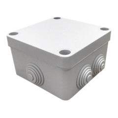 COURBI 100x100x50 серая Коробка розподільна з кабель-вводами
