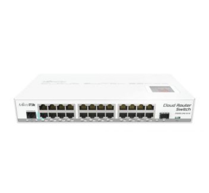 MikroTik CRS125-24G-1S-IN 24-портовый Cloud управляемый коммутатор MikroTik CRS125-24G-1S-IN 24-портовый Cloud управляемый коммутатор