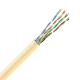 Кабель UTP Cat. 5e U/UTP LSZH мідь безгалогенна LSZH 4х2х24 AWG (70328) бухта 305м. Жовтий ЗЗКМ