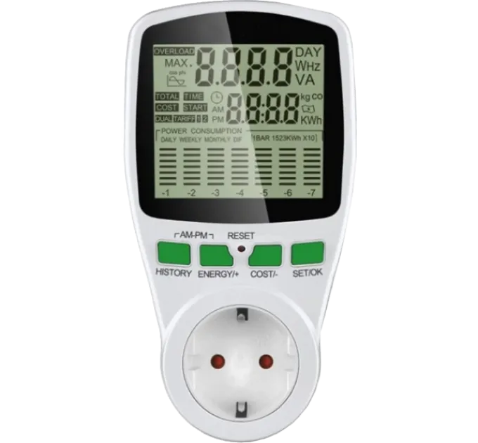 Intertek Power Meter Cat 2 (PP-3460) Двухтарифный ваттметр