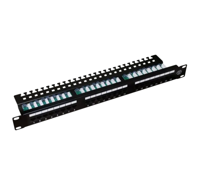 Hypernet PP-UTP24-WMR Патч-панель 24 порта 19" з менеджментом кабеля