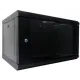 WMNC-6U-FLAT- BLACK Hypernet 6U 600x450 Шафа коммутаційна настінна 6U 600x450