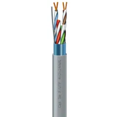 Cat. 5e F/UTP 4х2х24 AWG (7091000) бухта 305м. Кабель витая пара ЗЗКМ (FTP медь внут) Cat. 5e F/UTP 4х2х24 AWG (7091000) бухта 305м. Кабель витая пара ЗЗКМ (FTP медь внут)