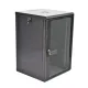 UA-MGSWL186B Шкаф 19"18U, 600x600x907мм (Ш*Г*В), эконом, акриловое стекло, черный