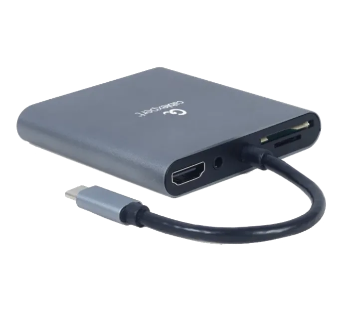 Cablexpert A-CM-COMBO6-01 USB-C 6-в-1 Док станция Cablexpert A-CM-COMBO6-01 USB-C 6-в-1 Док станция