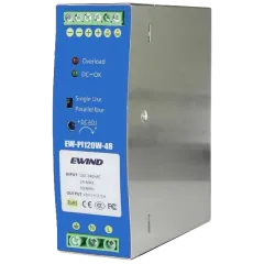 Ewind EW-PI120W-48 на DIN-рейке 120 Вт/48 В Блок питания Ewind EW-PI120W-48 на DIN-рейке 120 Вт/48 В Блок питания