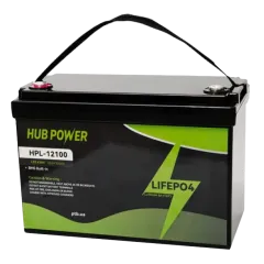 Hub Power HPL-12100 LiFePO4 12В/100А•г Акумуляторна батарея Hub Power HPL-12100 LiFePO4 12В/100А•г Акумуляторна батарея