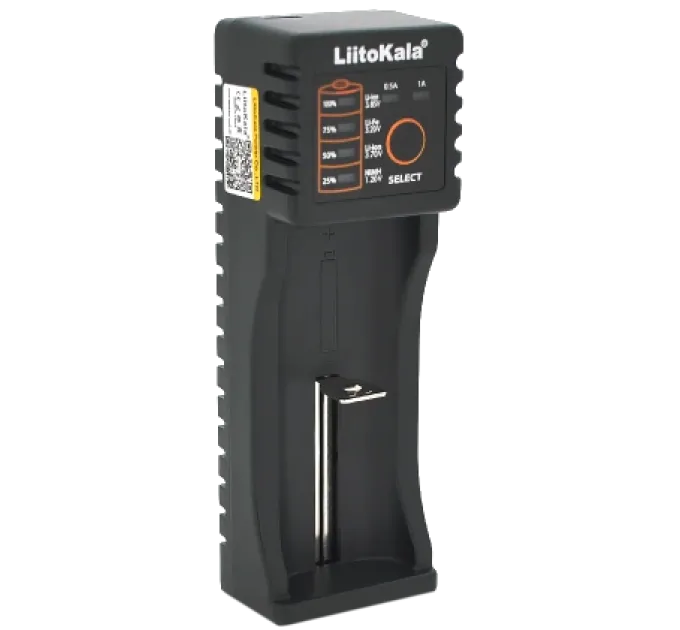 Liitokala Lii-100B 1 канал 3.7V Lion / 3.2V Li-Fe Зарядний пристрій Liitokala Lii-100B 1 канал 3.7V Lion / 3.2V Li-Fe Зарядний пристрій
