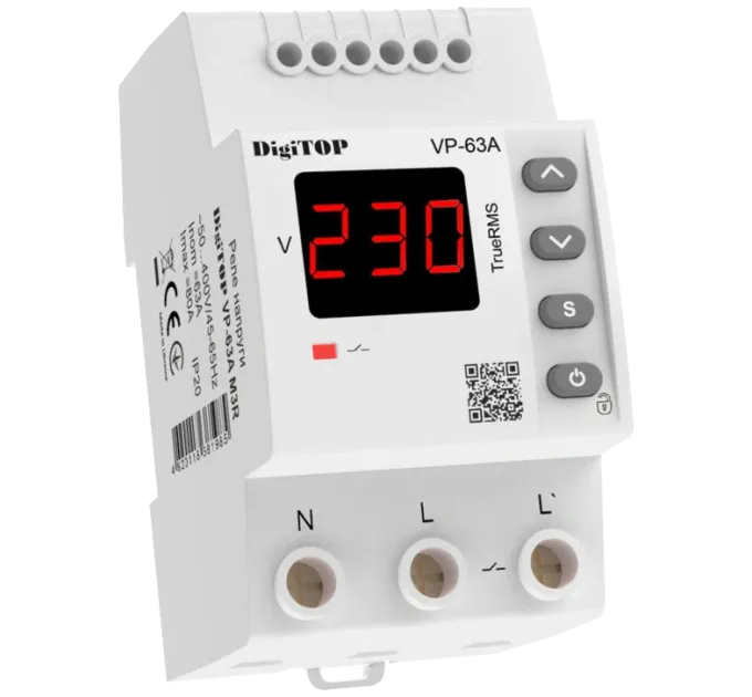 DigiTOP VP-63A M3R Реле напруги