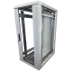 EServer 24U-600х600, стекло, серый Шкаф напольный