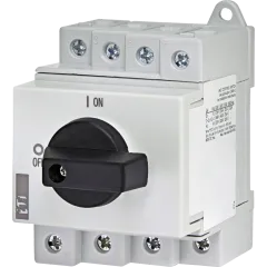 ETI LS32 SMA A4 4р "1-0" 32A 1000V DC Роз'єднувач запобіжників PV ETI LS32 SMA A4 4р "1-0" 32A 1000V DC Роз'єднувач запобіжників PV