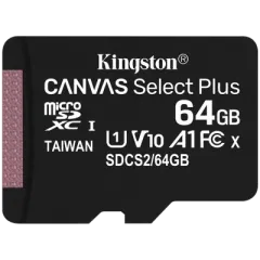Kingston microSDXC 64GB (SDCS2/64GBSP) Карта памяти
