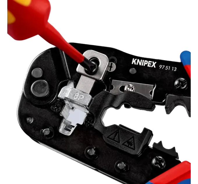 KNIPEX 97 51 13 Western RJ45 Прес-кліщі для штекерів
