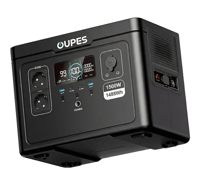 OUPES S015 1500Вт LiFePO4 1488Вт•г Портативна зарядна станція