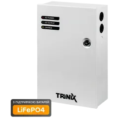 Trinix PSU-1210LED(M) LiFePO4 Джерело безперебійного живлення Trinix PSU-1210LED(M) LiFePO4 Джерело безперебійного живлення