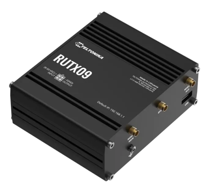 Teltonika RUTX09 IoT з 4G LTE, Wi-Fi Промисловий стільниковий маршрутизатор
