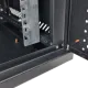 EServer 6U 600х500х370 скло, чорна Шафа
