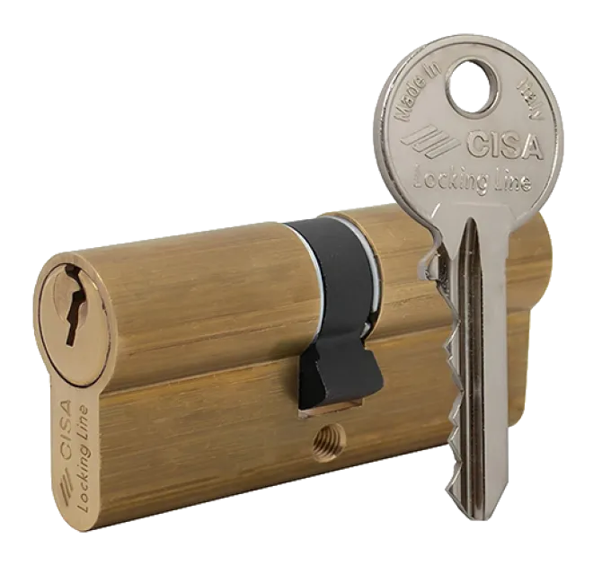 CISA LL 08010 90 (45*45) Циліндр латунь матова CISA LL 08010 90 (45*45) Циліндр латунь матова