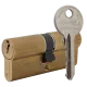 CISA LL 08010 90 (45*45) Циліндр латунь матова