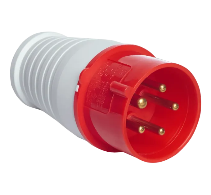 UEA 015 16А 380В 3Р+N+Е IP44 Вилка переносна