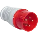 UEA 015 16А 380В 3Р+N+Е IP44 Вилка переносна