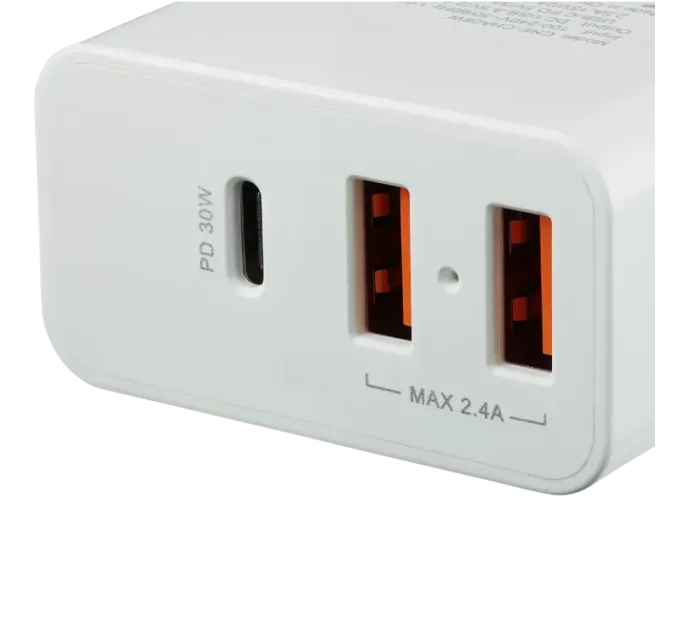 Canyon H-08 white (QC/PD 30W) Мережевий зарядний пристрiй