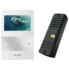 Slinex ML-16HD(Black)+SQ-04M(White) Комплект відеодомофону