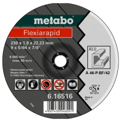 Metabo Flexiarapid (616513000) Отрезной круг по алюминию 125 x 1,0 x 22,23 мм, TF 41