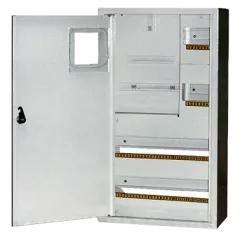 E.NEXT e.mbox.stand.n.f3.36.z.e Шафа металева, під 3-ф. електронний лічильник, 36 мод., навісна, з замком