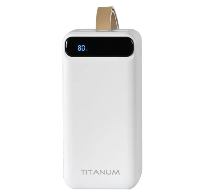 TITANUM 741S 22.5W White 50000mAh Повербанк