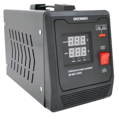 Green Wave Mauser 1500VA (1050Вт) Стабилизатор напряжения релейный 1xShuko, DC140-260V, AC220±8%, BOX