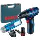 Bosch GSR 120-LI + GLI 12V-300 (06019G8004) Аккумуляторный шуруповерт и фонарик