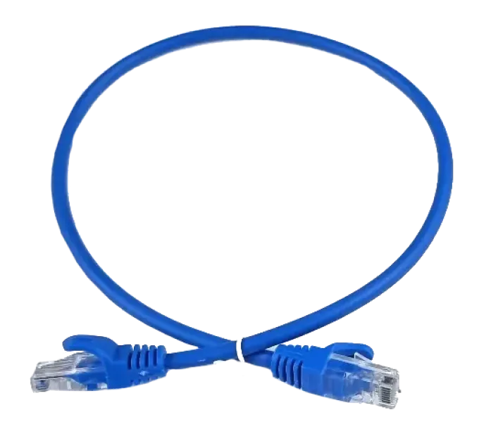 EServer UTP CAT5e Патч-корд блакитний 0.25м
