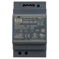 Mean Well HDR-60-48 48B 1.25А для монтажа на DIN рейку Блок живлення