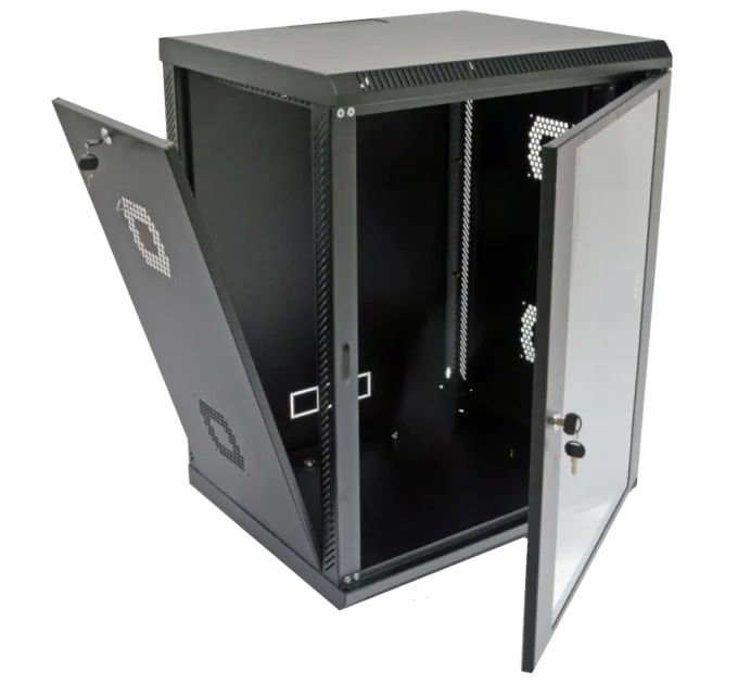 19" 15U Шкаф 600x600x773мм акриловое стекло черный