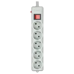 Gembird SPG5-G-6G-PRO Сетевой фильтр 1.8 м кабель 5 розеток Gembird SPG5-G-6G-PRO Сетевой фильтр 1.8 м кабель 5 розеток