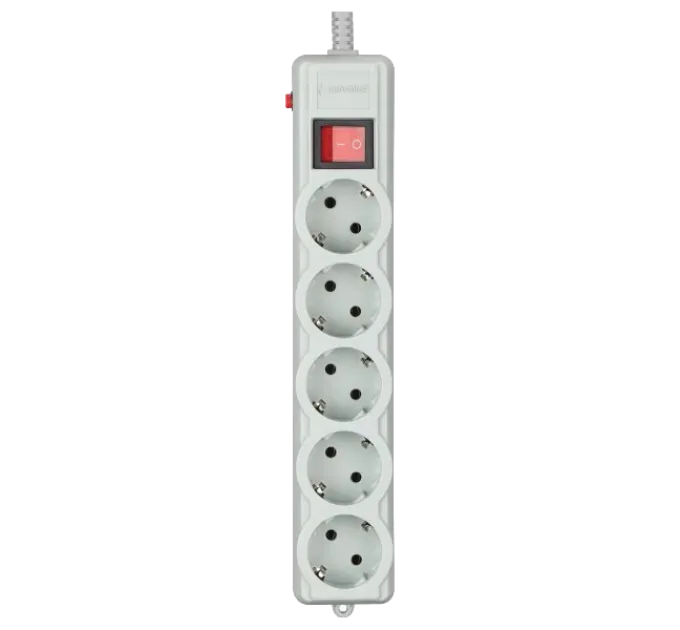 Gembird SPG5-G-6G-PRO Сетевой фильтр 1.8 м кабель 5 розеток